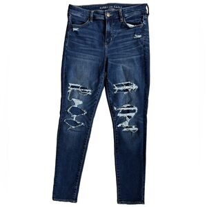 American Eagle Outfitters NE(XT) Level Stretch Jeans with Distressed Details
